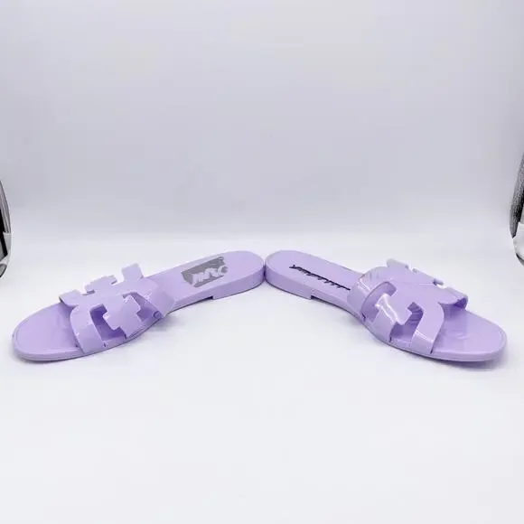 Sam Edelman Women's Bay Jelly Slide Sandal‎ Purple Size 9M - Picture 6 of 11